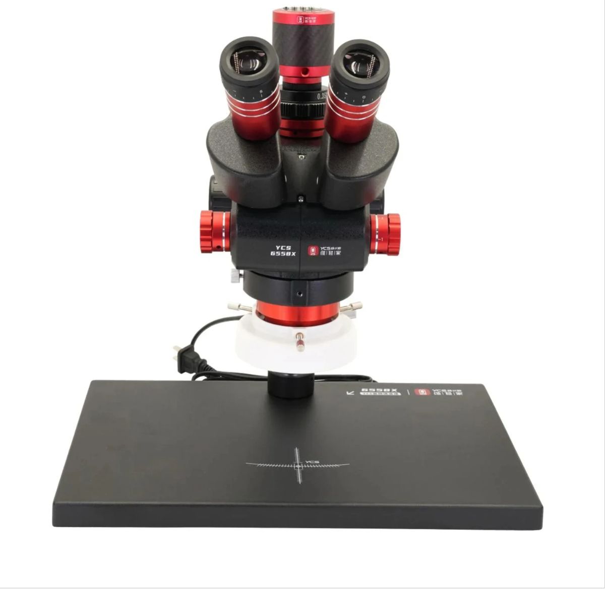 YCS 6558 X Trinocular Stereo Microscope